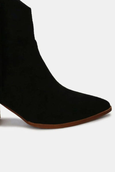 FRINGE BENEFITS SUEDE BOOT BLACK - Corporate Amerika Collection