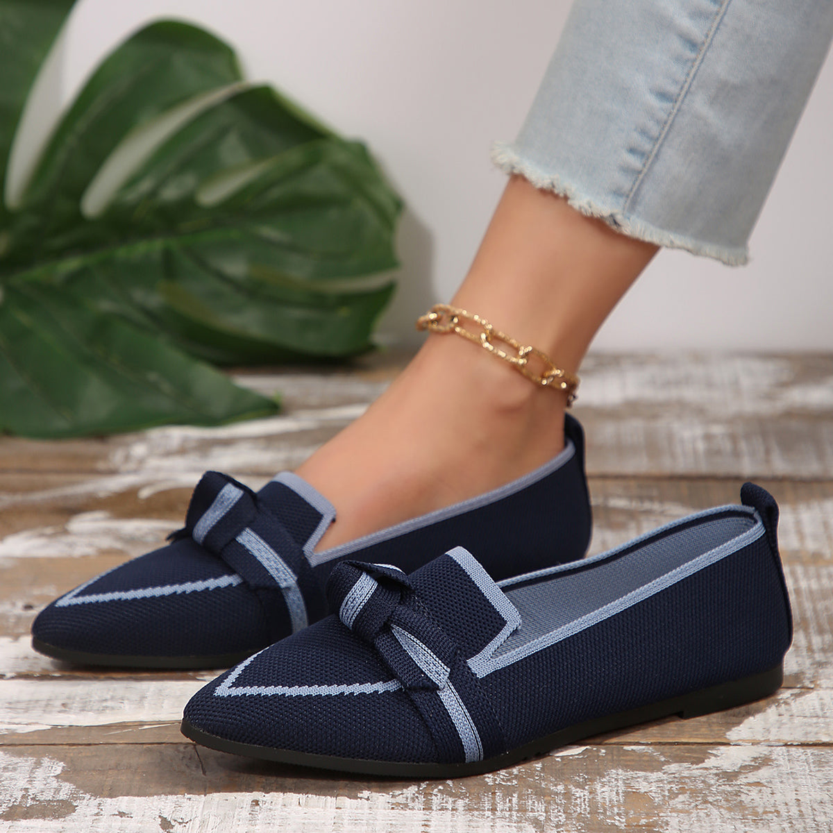 ON POINT BOW KNIT LOAFER - Corporate Amerika Collection