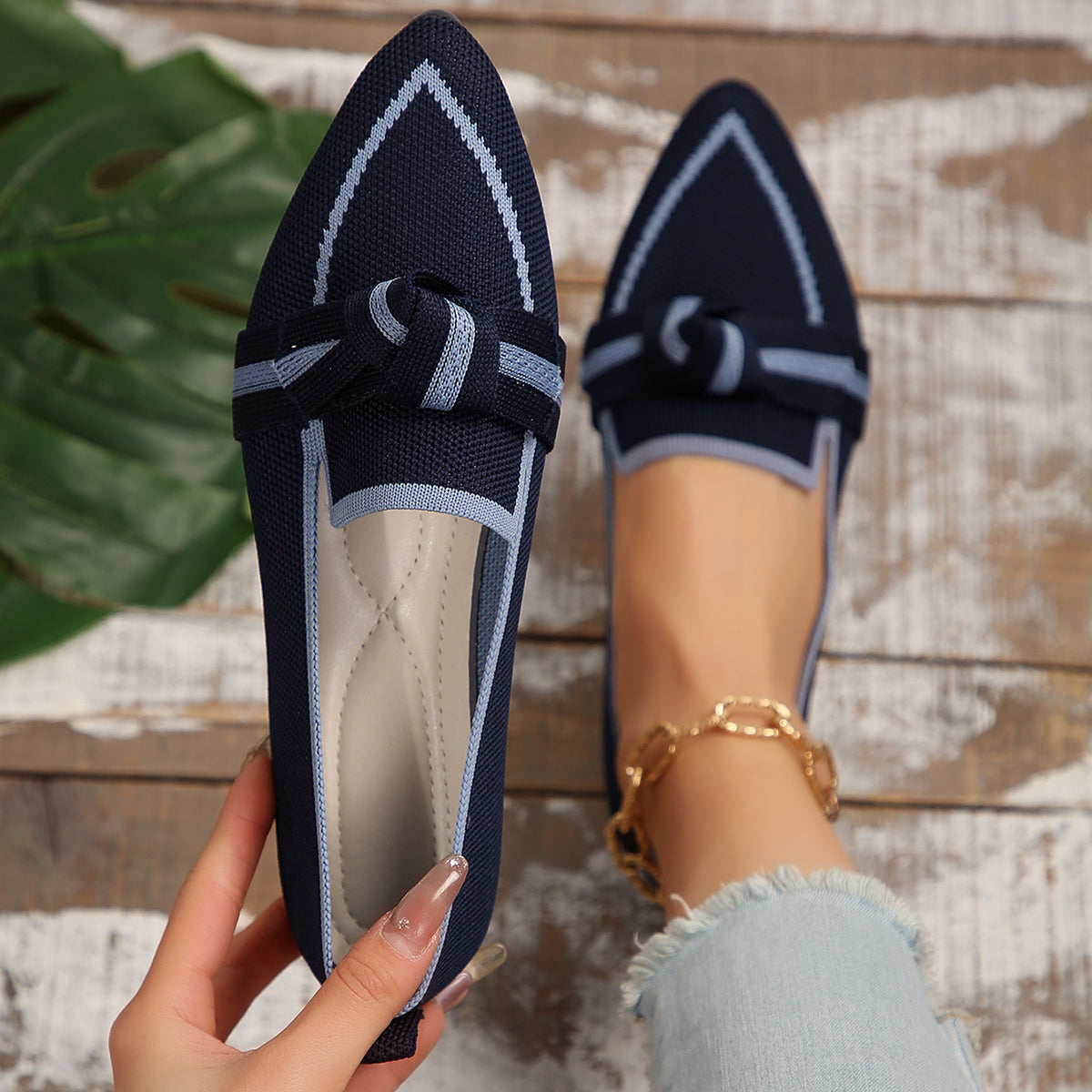 ON POINT BOW KNIT LOAFER - Corporate Amerika Collection