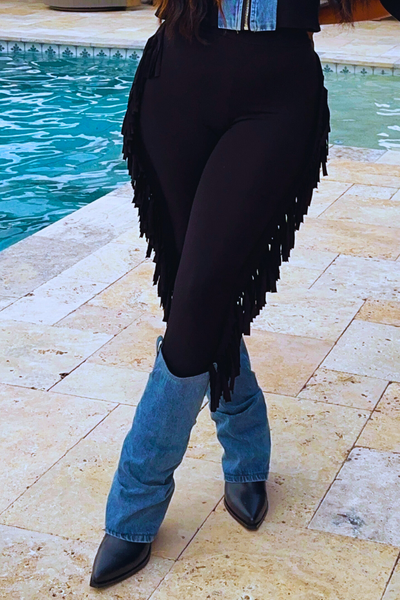 FRINGE BENEFIT RODEO CHIC PANTS - Corporate Amerika Collection